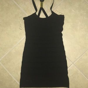 Black bandage dress